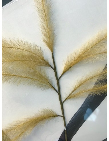Vara plumas amarillo 90cm