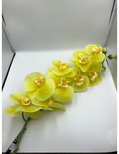 Vara flor orquídea amarillo 90cm
