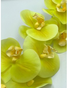 Vara flor orquídea amarillo 90cm
