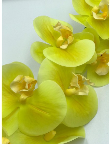 Vara flor orquídea amarillo 90cm