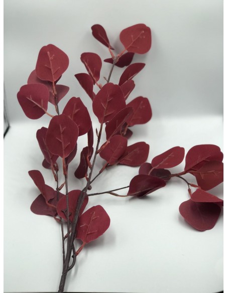 Vara hojas burdeos 90cm