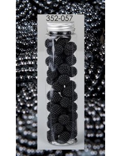 Bote 155 gramos borlas negras