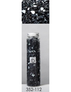 Bote 600gr cristalitos negros