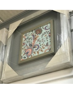 Cuadros flor vitrina 45*45cm set 2und 2