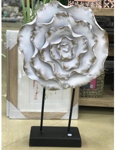 Figura flor relieve soporte 38*64cm