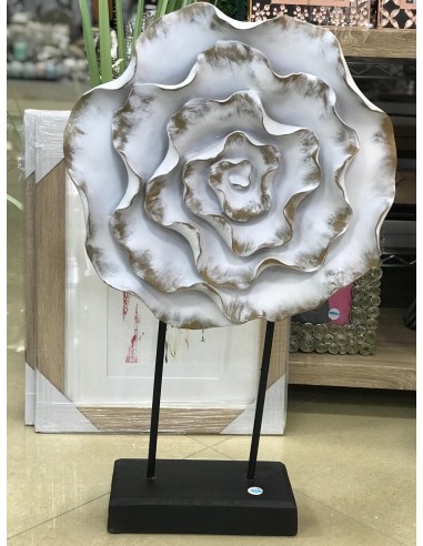 Figura flor relieve soporte 38*64cm