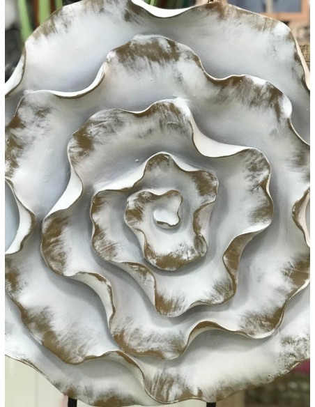 Figura flor relieve soporte 38*64cm