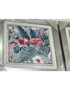 Cuadro flamenco tropical 75*75cm