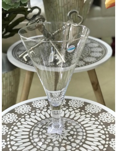 Jarrón copa cristal 17*30cm