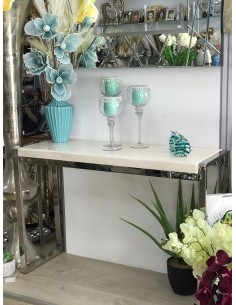 Recibidor plata 80*40*120cm