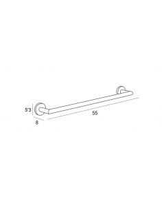eco Toallero barra 55cm 2