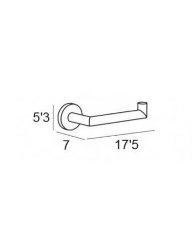 eco Toallero bidet/ Portarrollos sin tapa