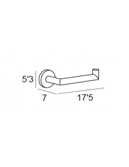 eco Toallero bidet/ Portarrollos sin tapa