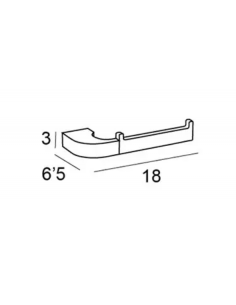 LYS Toallero bidet/ Portarrollos sin tapa 2