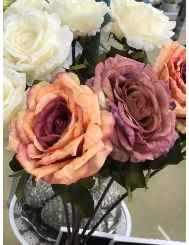 Vara flor rosa 75cm
