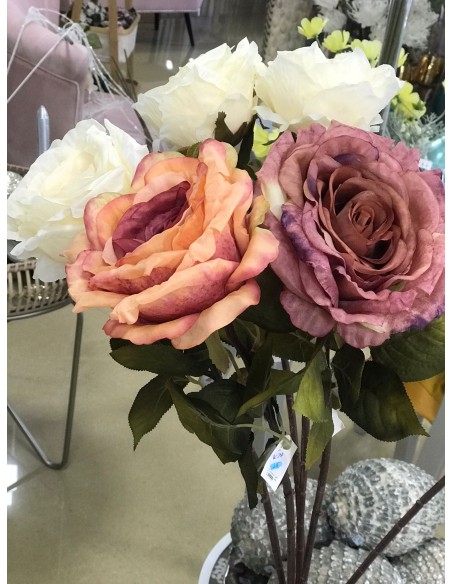 Vara flor rosa 75cm