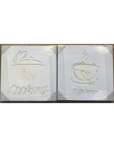 Cuadro cokking/caffe lungo set 2
