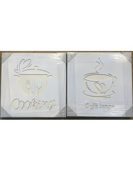 Cuadro cokking/caffe lungo set 2