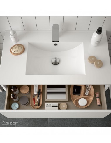 Mueble de Baño Noja Blanco Brillo