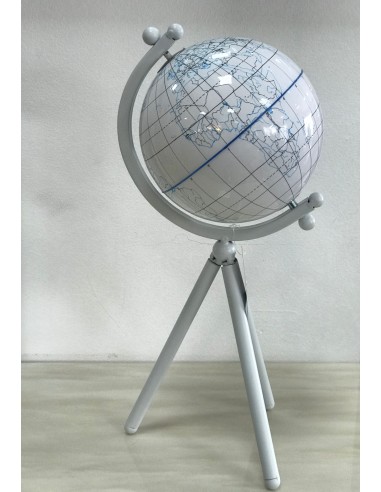 Bola mundo metal 16*15*36cm