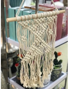 Decoracion colgante ratan 35*1.5*65cm
