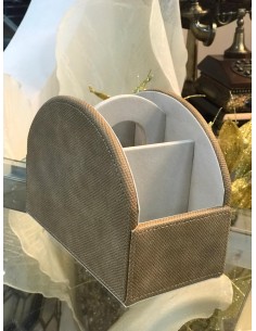 Portamandos taupe 18*9*13cm