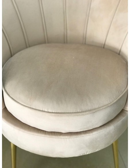 Sillon valentina crema