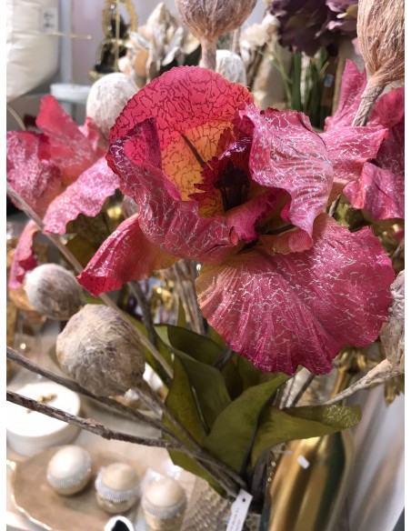 Flor alice fucsia 80cm