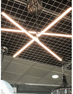 Lampara techo barras led 2