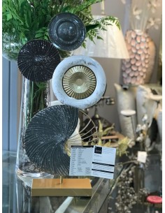 Figura metal decoracion circulos 29,80*8,30*61cm