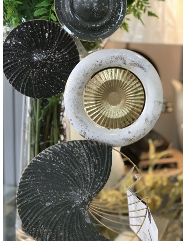 Figura metal decoracion circulos 29,80*8,30*61cm