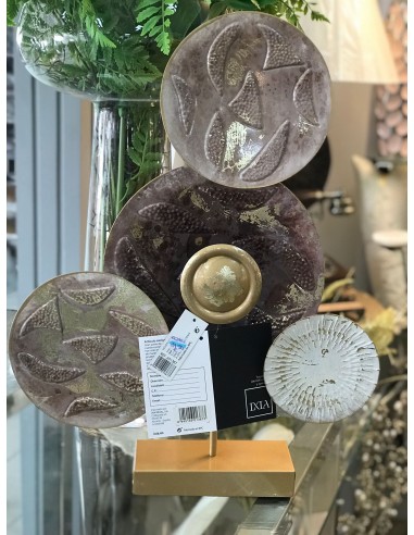 Figura metal decoracion circulos 40*8,30*52,10cm