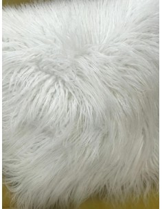 Cojín pelo blanco 40*40cm 2