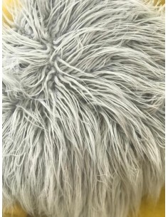 Cojín pelo gris 40*40cm 2