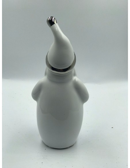 Figura papa noel blanco/plata 9*20cm