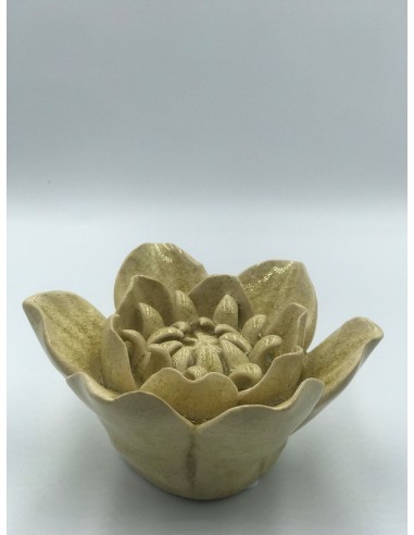Figura flor decorativa beige