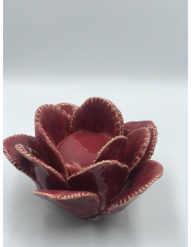 Figura flor decorativa rojo