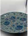 Centro decorativo relieve azul 37cm