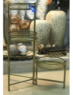Macetero metal plegable dorado 44*45*61cm 2