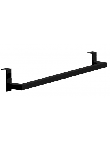 TOALLERO BAÑO COLGANTE 37CM NEGRO 6345