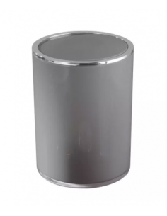 PAPELERA 5L GRIS OSCURO 1168