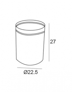 PAPELERA 5L BLANCO 1168 2