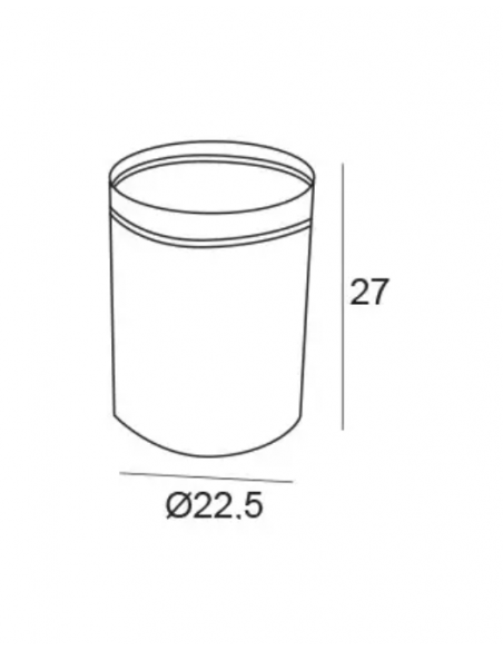 PAPELERA 5L BLANCO 1168
