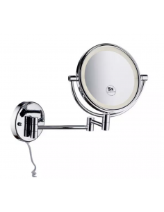 ESPEJO AUMENTO 5X CON LED 4W 6348